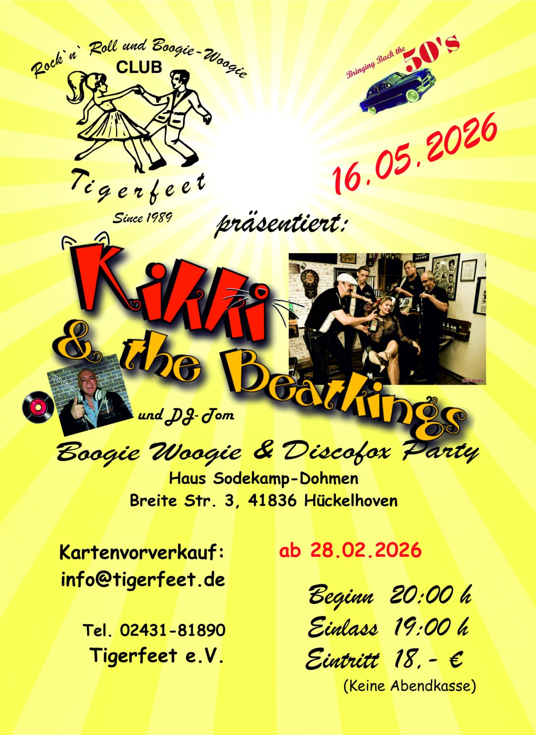 Tigerfeet-Party 2026